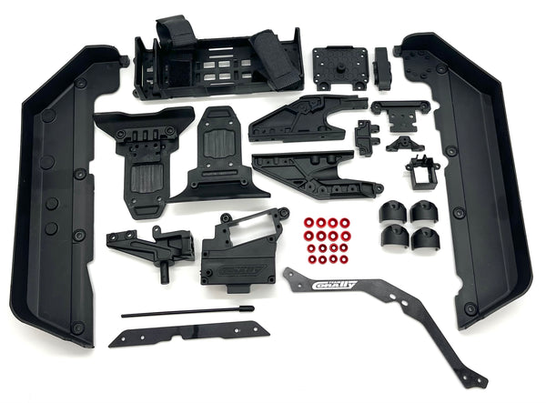 Team Corally ASUGA XLR - Side Guards, Battery Tray, Braces