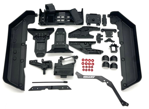 Team Corally ASUGA XLR - Side Guards, Battery Tray, Braces