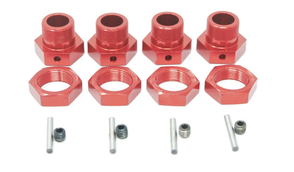 OUTCAST 8S EXB - 24mm Hex Hubs (aluminum Wheel nuts pins screws