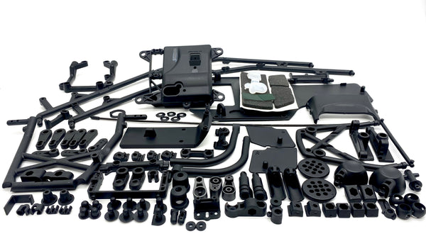 BAJA 5B SBK GAS - HUGE PLASTIC PARTS Lot (Roll Cage, boxes) HPI