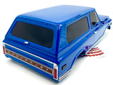 TRX-4 CHEVY K5 BLAZER - BODY Cover, BLUE '72 (Painted, complete 92086-4