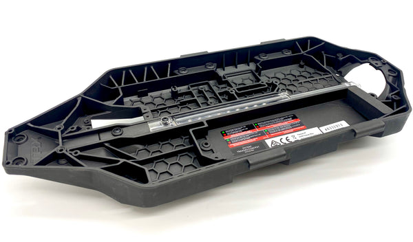 INTEGY Alloy & Composite Battery Plate For Traxxas TRX-4 Crawler & 4-Tec 2.0 - Blue/Gunmetal/Red/Silver - View #10