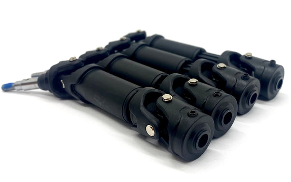 RUSTLER 4x4 DRIVESHAFTS (Black) front rear extreme Duty slash VXL