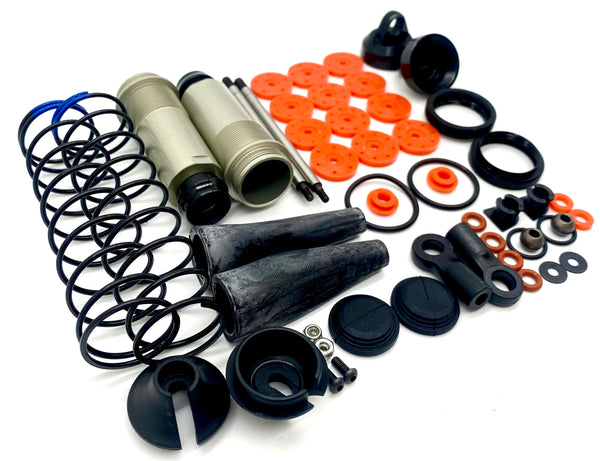 HB Racing D8 WS - REAR SHOCKS (dampers springs assembly e819