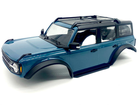 fits TRX-4M BRONCO - BODY Cover, AREA 51 gray blue Painted complete 97074-1