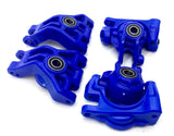 fits Rustler 4x4 BL-2S BLUE HUBS, Carriers spindles BEARINGS stampede Traxxas 67164-4