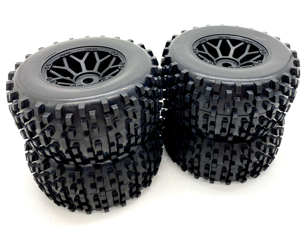 Team Corally KAGAMA - TIRES & Wheels (Off-Road Gripper tyres black
