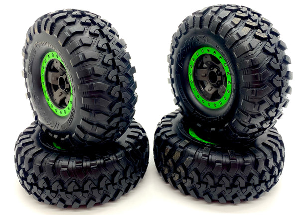 Traxxas TRX-4 Sport Canyon Trail 2.2 Tires & Wheels Assembled Set - Pre-Glued RC Crawler Tires (2)