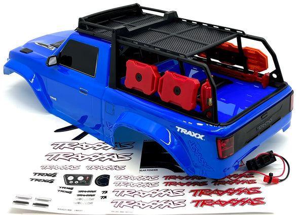TRX-4 TRAXX - BODY Cover, BLUE (Shell Factory *CLIPLESS* Painted
