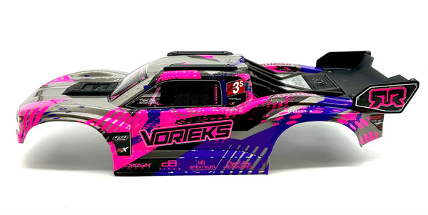 Arrma Vorteks 4x4 223s - Body Shell (Pink Purple painted