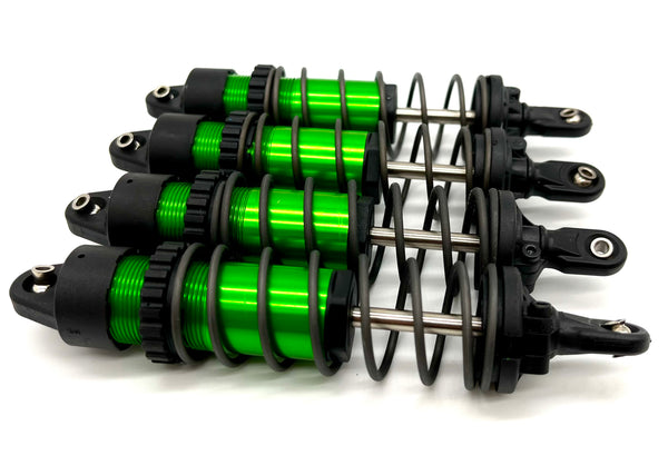 ロードスター　サスペンションキット グリーン　ＵＳＥＤ Maxx Slash SHOCKS (GREEN-Anodized Gt-maxx 8961t dampers, springs