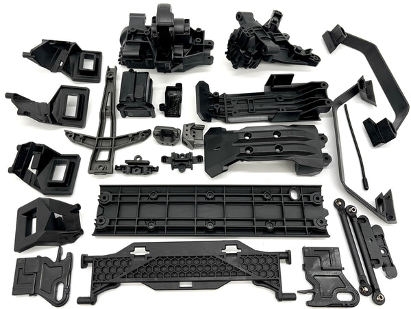 Traxxas ラジコン部品 セット Maxx Slash Plastic Set (Front Rear Bulkhead skid plates Brace box