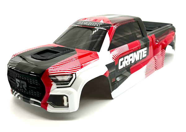 GPM Alu Front Body Mount Für Arrma Granite 4x4 / Big Rock Crew Cab - Rot, 1-tlg, Inkl. Schrauben