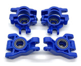 Stampede 4x4 BL-2s Blue HUBS, Carriers spindles BEARINGS stampede Traxxas 67154-4