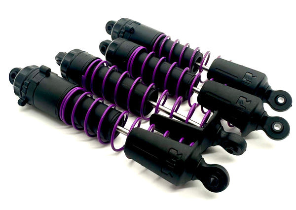Arrma QUAKE 2wd - Shocks (Purple) assembled front & rear set