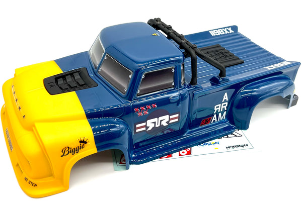 Arrma NOTORIOUS 6s V6 BLX - Body Shell (BLUE polycarbonate outcast