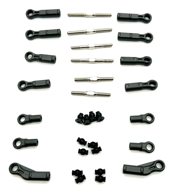 Losi 8IGHT-X/E 2.0 Buggy - Tie Rods & Turnbuckles (push rods ball