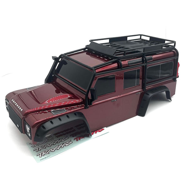 TRX-4 DEFENDER - BODY (Red) Clipless Spare Tire Fenders Land Rover