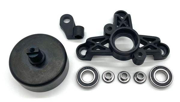 BAJA 5B SBK GAS - CLUTCH BELL w/spur gear mount and spacers) HPI