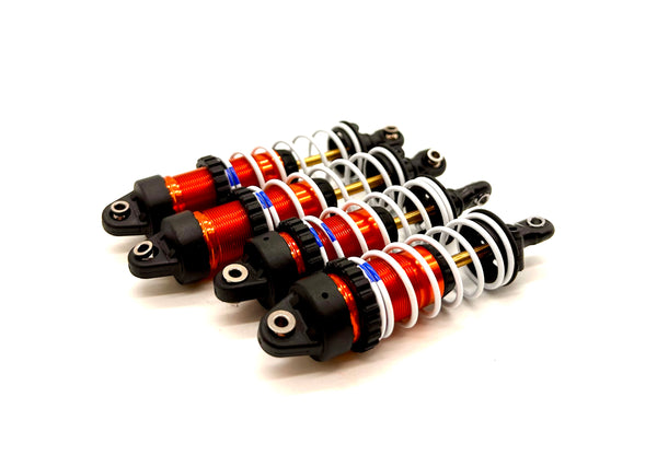 Slash Modified - SHOCKS, Front & Rear 7462 ORANGE GTR w/springs