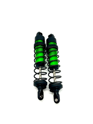 Fits SLEDGE - Rear Shocks green (9661g Assembled Long Dampers Traxxas 95096-4