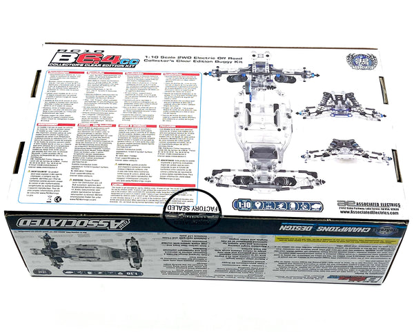 Team Associated B6.4 CC ASC90043 RC10B6.4CC Collector's Clear