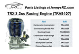 fits T-Maxx 3.3 ENGINE (TMAXX Jato Nitro Revo (includes Carb TRX 49077-3