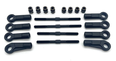Tekno MT410 2.0 CAMBER LINKS front/rear (Bags E & F) turnbuckles, ball, rod ends TKR9501