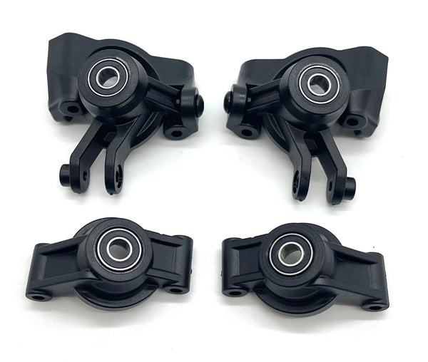 MINI-MAXX Front/Rear Hub Carriers Caster Steering Blocks Traxxas