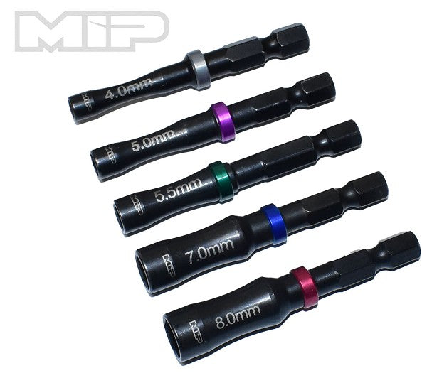 MIP Nut Driver Speed Tip BUNDLE wrench sizes 4.0 5.0 5.5 7.0 8.0mm