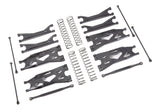 fits X-MAXX WIDEMAXX Kit  A-ARMS (Black Suspension Front Rear springs 7895 77086-4