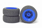 Slayer PRO 4x4 14 mm BLUE TIRES wheels glued factory Set 4 TYRES 59076-3