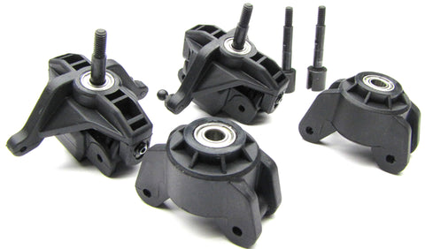 Savage Mini XS C-HUBS, Spindles, Upright set Axle Ends & Bearings 105292 FLUX ss 115125