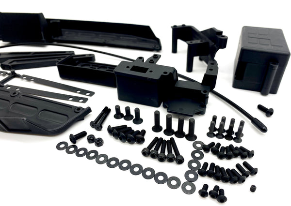 Tekno NT48 PLASTIC SET (Bags K & N) Mud guards, Servo Mount, ESC tray ...
