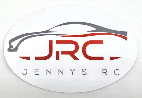 JRC Decal oval Sticker (6" x 4") Jennys RC Merch
