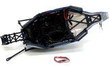 Losi LASERNUT U4 - Body (BLUE) Tire Rack, body set, Cage Buggy LOS03028