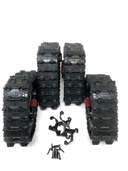 TRX-4 Deep-Terrain Snow Mud Tires Track Wheels for Traxxas TRX4 Ford G500  Traxx
