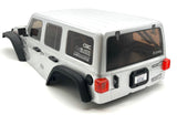 Axial SCX6 Jeep Wrangler BODY, w/ Interior, rollcage, exterior details, lights (Silver) AXI05000