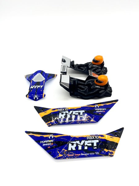 Axial Ryft BODY PANELS & Interior/Driver (Orange set)(AXI230032; AXI230033)  AXI03005