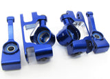 fits SLASH 4x4 ULTIMATE BLUE Aluminum C-HUBS Steering Blocks Carriers 68277-4