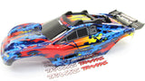 RUSTLER 4x4 BODY Shell (RED & Blue Cover Shell decals VXL 67076-4