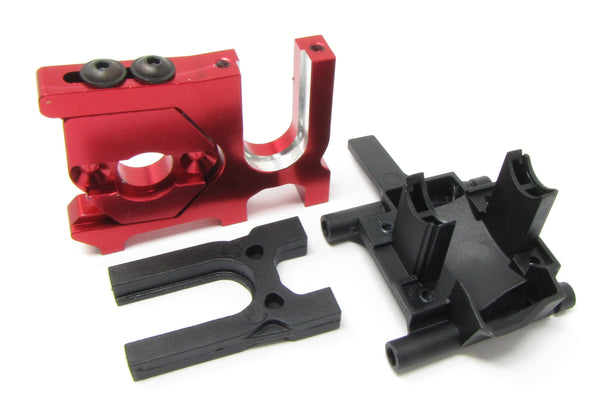 ARRMA Aluminum Motor Mount – Red Anodized Replacement For Nero, Part ARAC7010, Multi-Position Fit - View #9