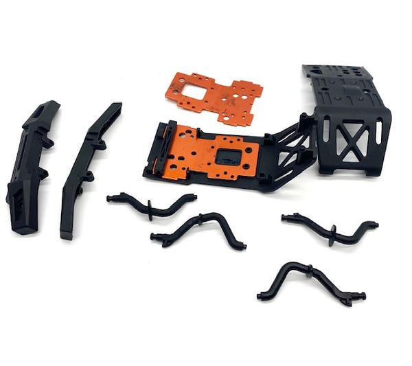 Savage X FLUX V2 Front/ Rear SKID PLATES BUMPERS 85234 HPI 160101