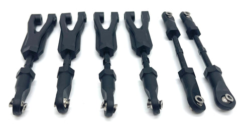 Kaiju EXT - Tie Rods (front rear Upper arms turnbuckles Redcat Racing