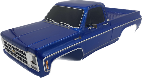 TRX-4 CHEVY K10 - BODY Cover, Blue (Factory Painted, complete 92056-4