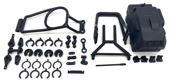 Savage X 4.6 GT-6 ROLL BAR & BATTERY/RECEIVER BOX 85239 HPI 160585