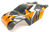Team Corally KRONOS XTR - Body Shell (Orange polycarbonate cover & Body Pins C-00273