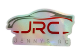JRC Holographic Decal Sticker (3" x 1.61") Jennys RC Merch