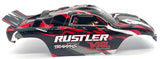 RUSTLER Pro Series VXL Painted RED BODY shell (Cover ProGraphix trimmed rtr 37076-74
