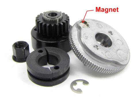 fits T-Maxx 3.3 CLUTCH, bell and GEAR 4122 with MAGNET (shoes nut 49077-3